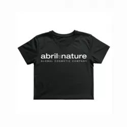 Black t-shirt, one size fits all, abril et nature