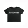 Camiseta negra talla única abril et nature