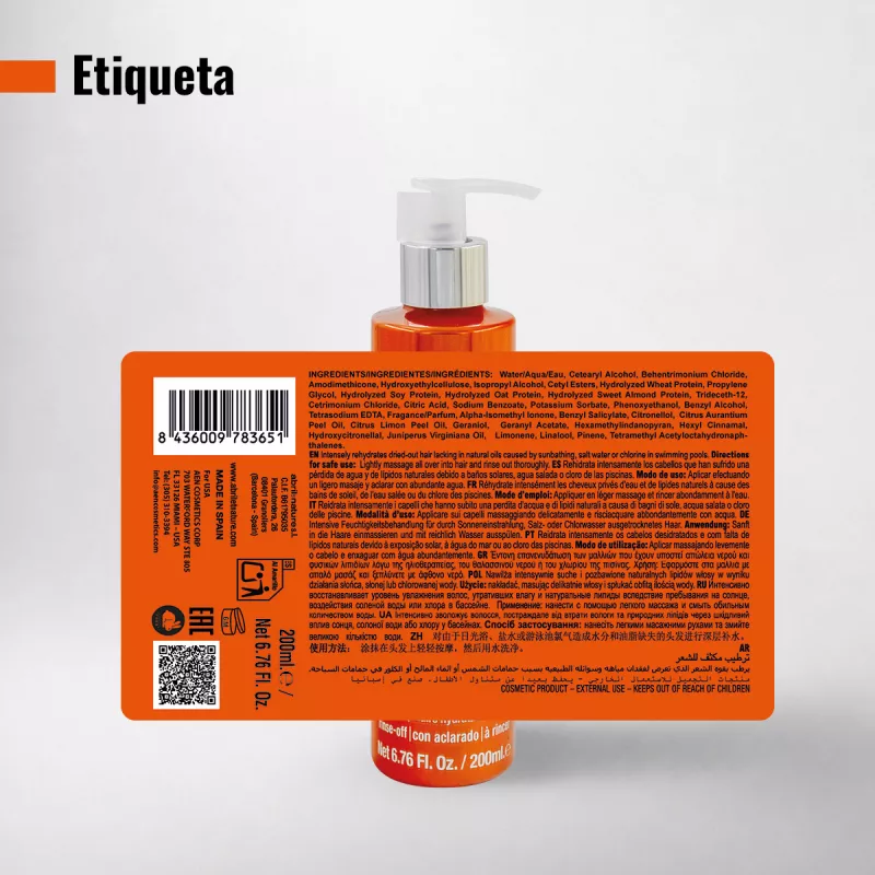 Dorso mascarilla rehydration