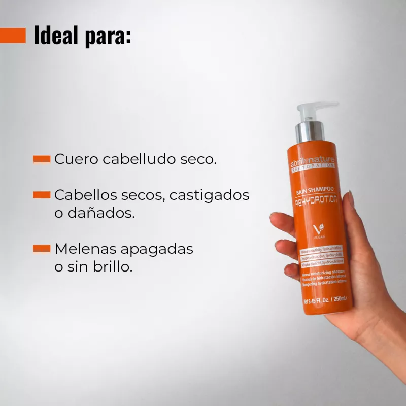 Ideal para Champú Rehydration